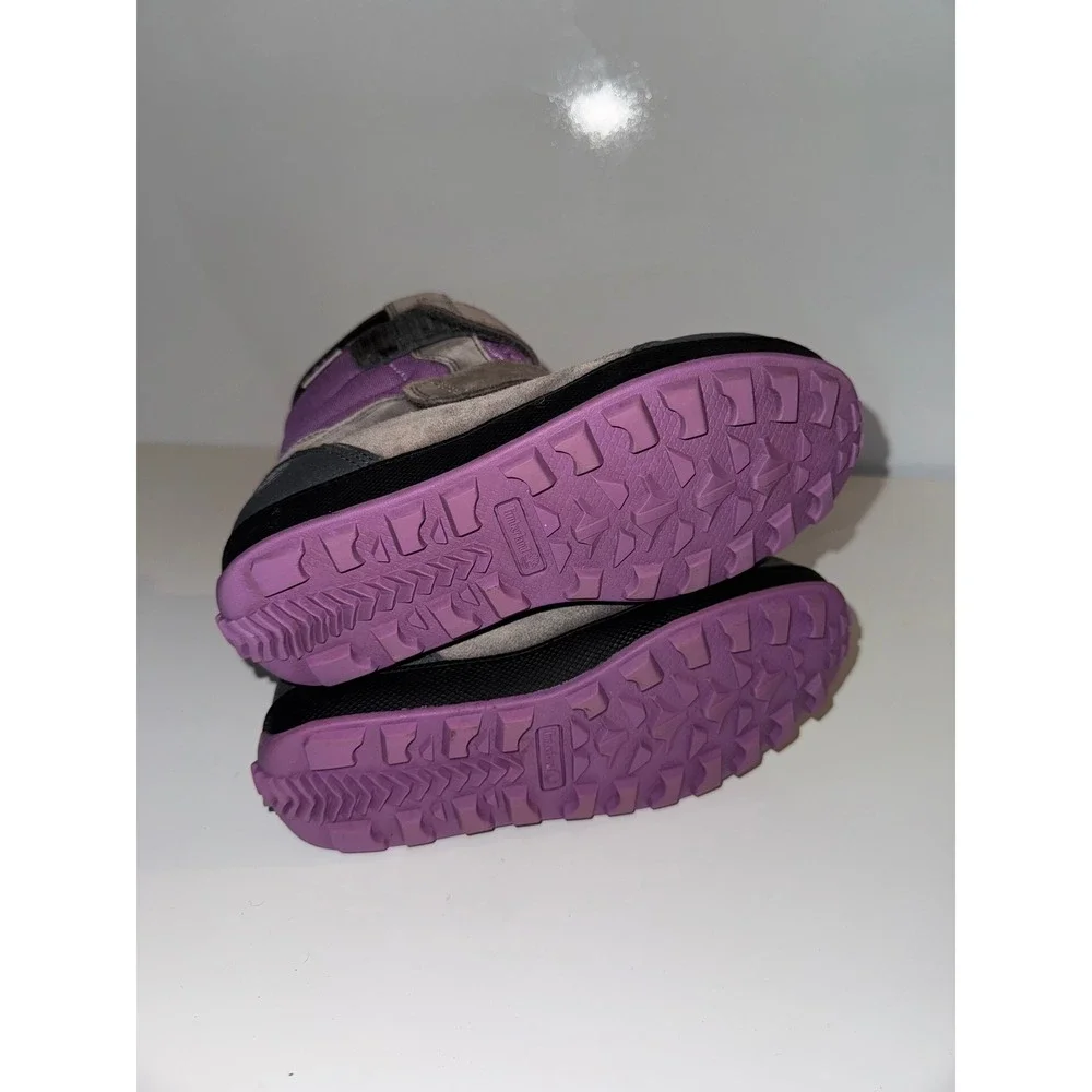 Timberland Girls Waterproof Snow Boots Grey Purple Thermolite 200g 5078R Sz 2.5